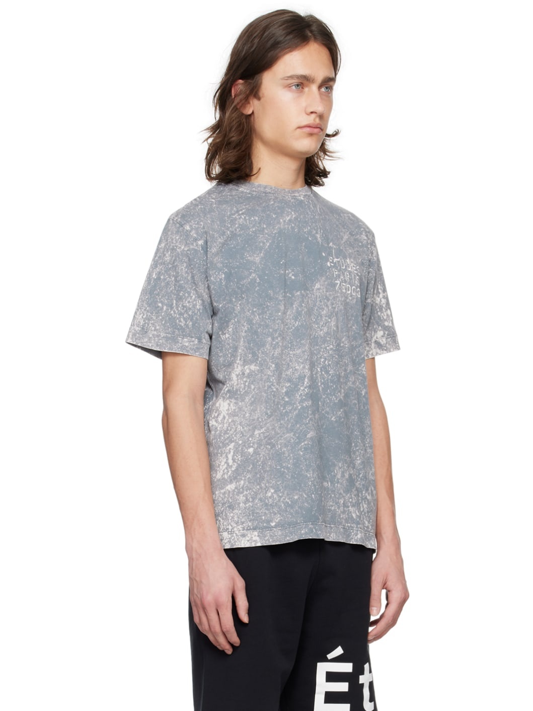 Gray Wonder Small Stencil T-Shirt - 2