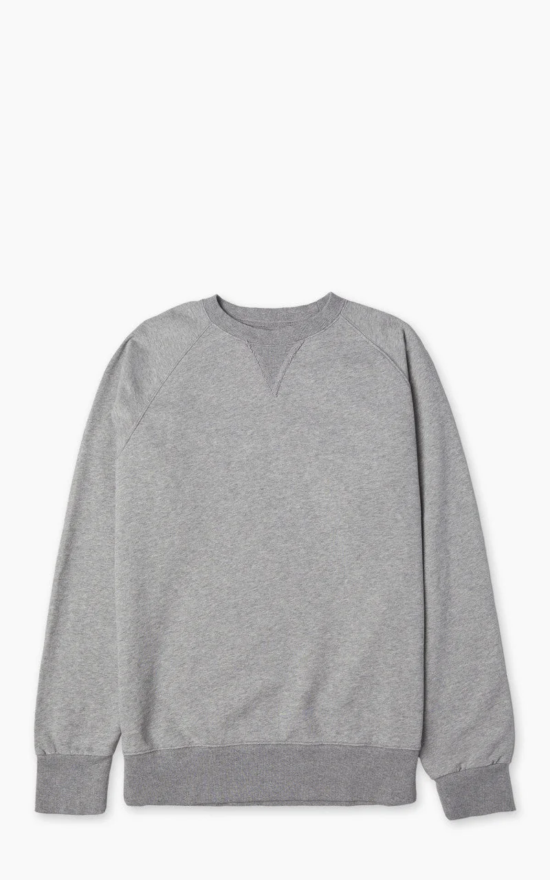FORTELA HARVARD CREWNECK SWEATSHIRT GREY MELANGE - 1