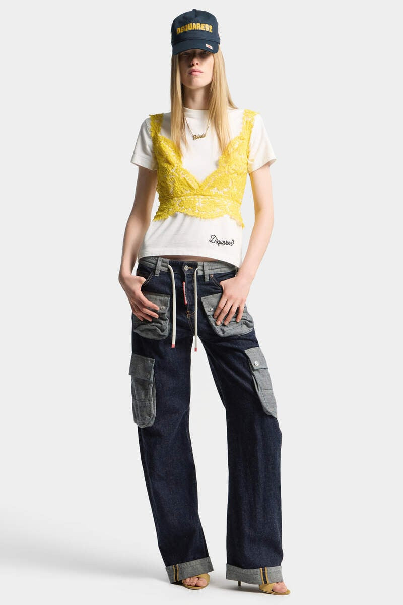 DARK WEIGHT WASH LOOSE TWIST JEANS 3