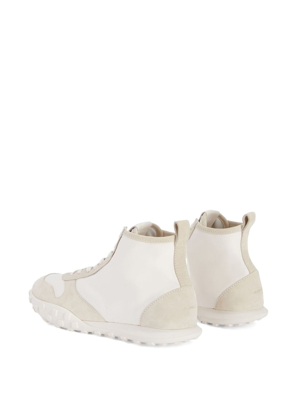 suede-panelled sneakers - 3