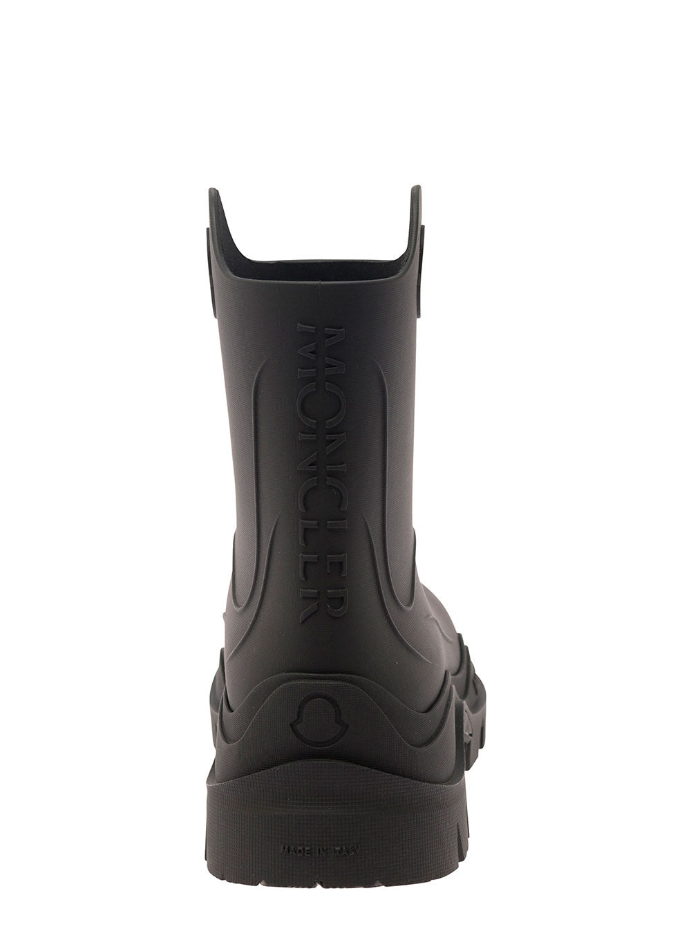 Moncler Women 'Misty' Black Rain Boots With Logo Detail In Rubber Woman - 4