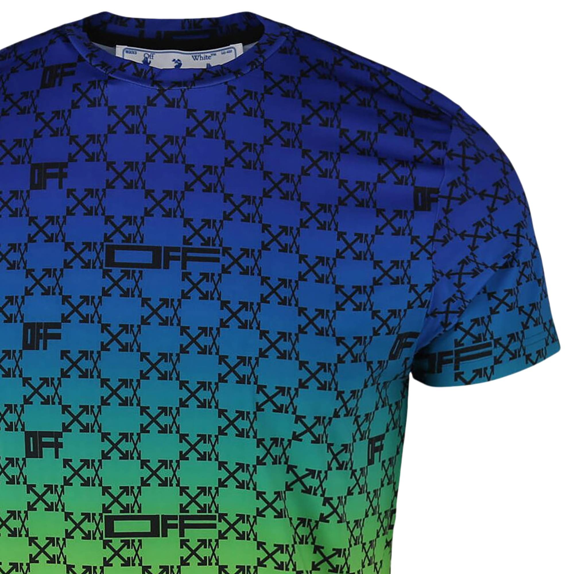 Off-White Athletic Monogram Short-Sleeve Tee 'Multicolor' - 3
