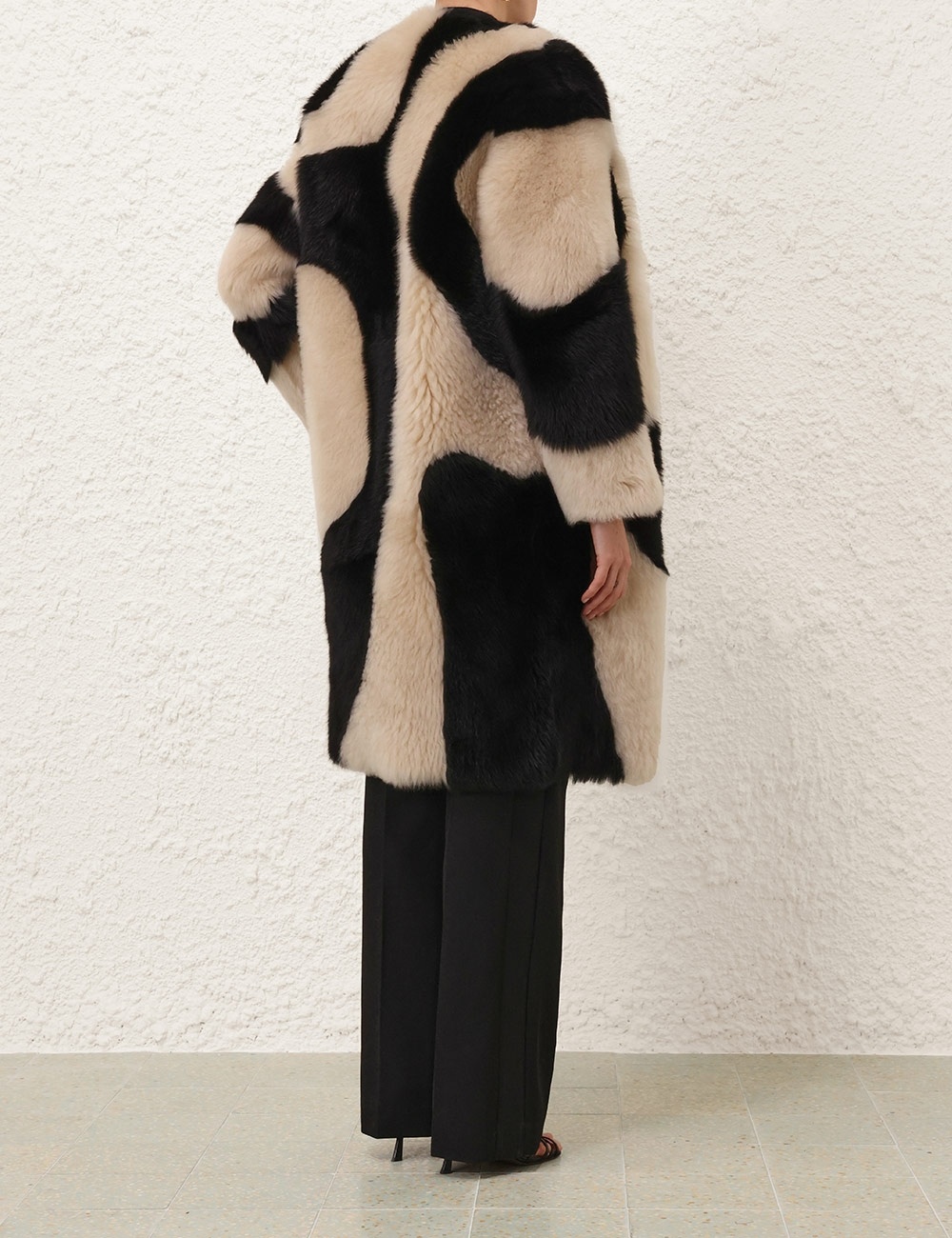 ILLUSTRATION SWIRL COAT - 4