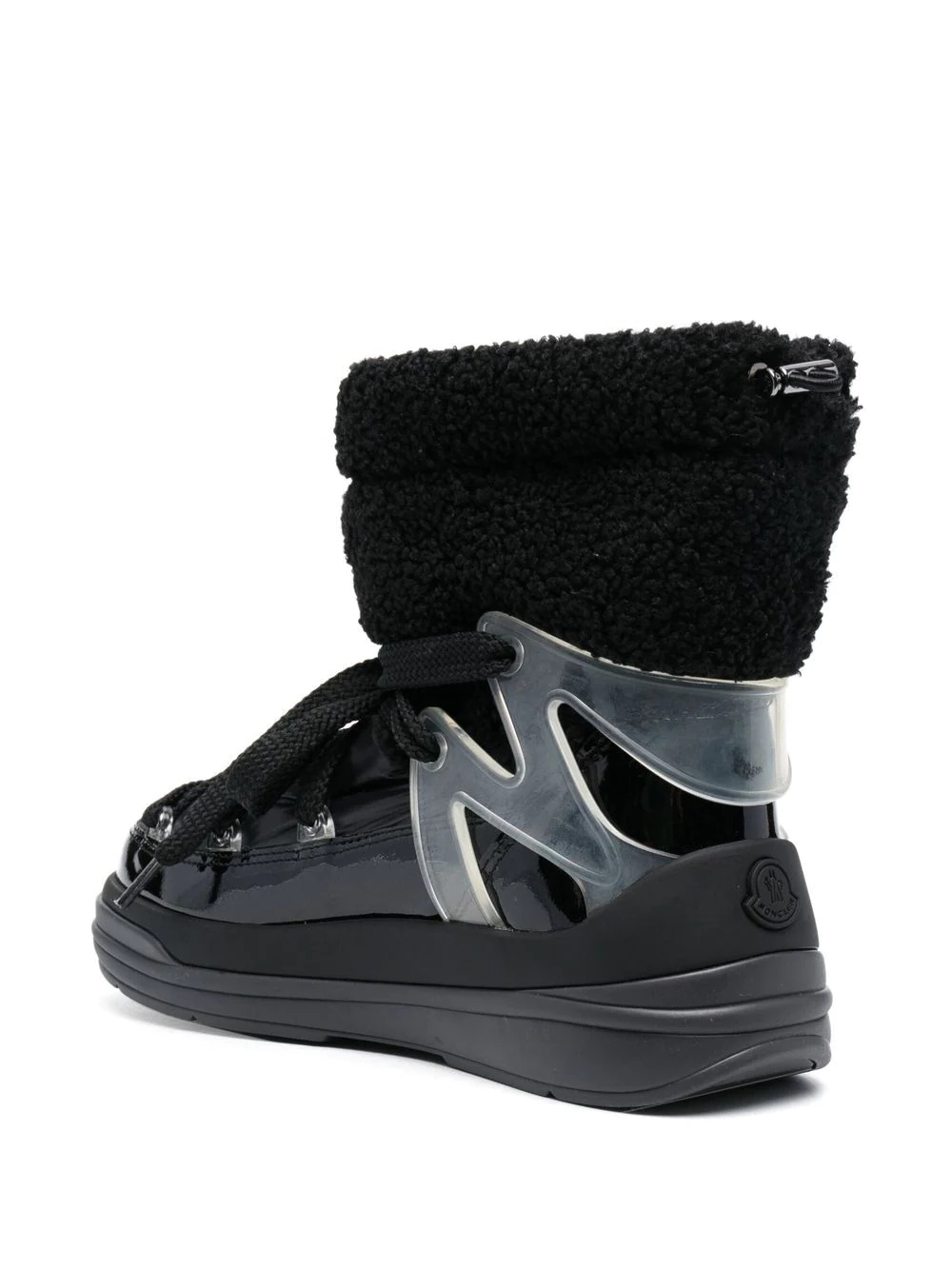 lace-up snow boots - 3