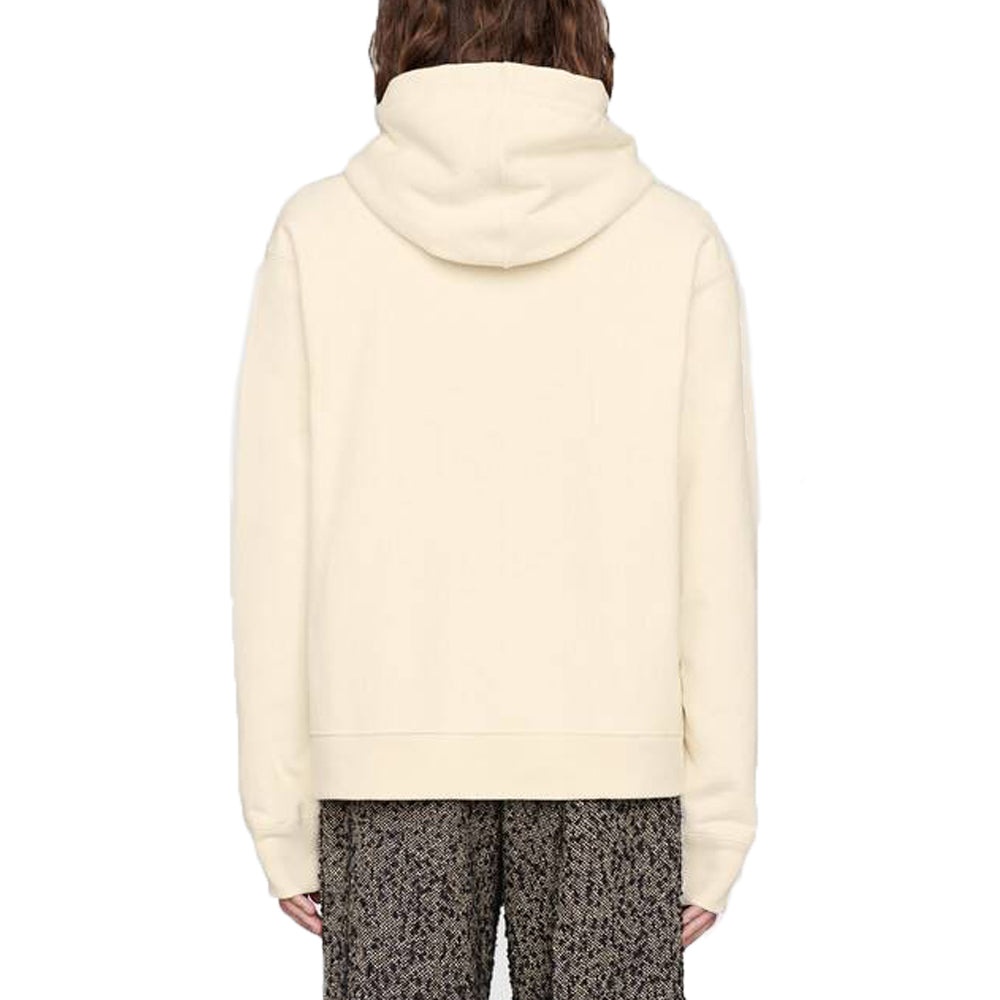 Gucci x Disney Mickey Minnie Printed Logo Hooded Long-Sleeved Sweater For Men Beige 604218-XJB7A-990 - 3