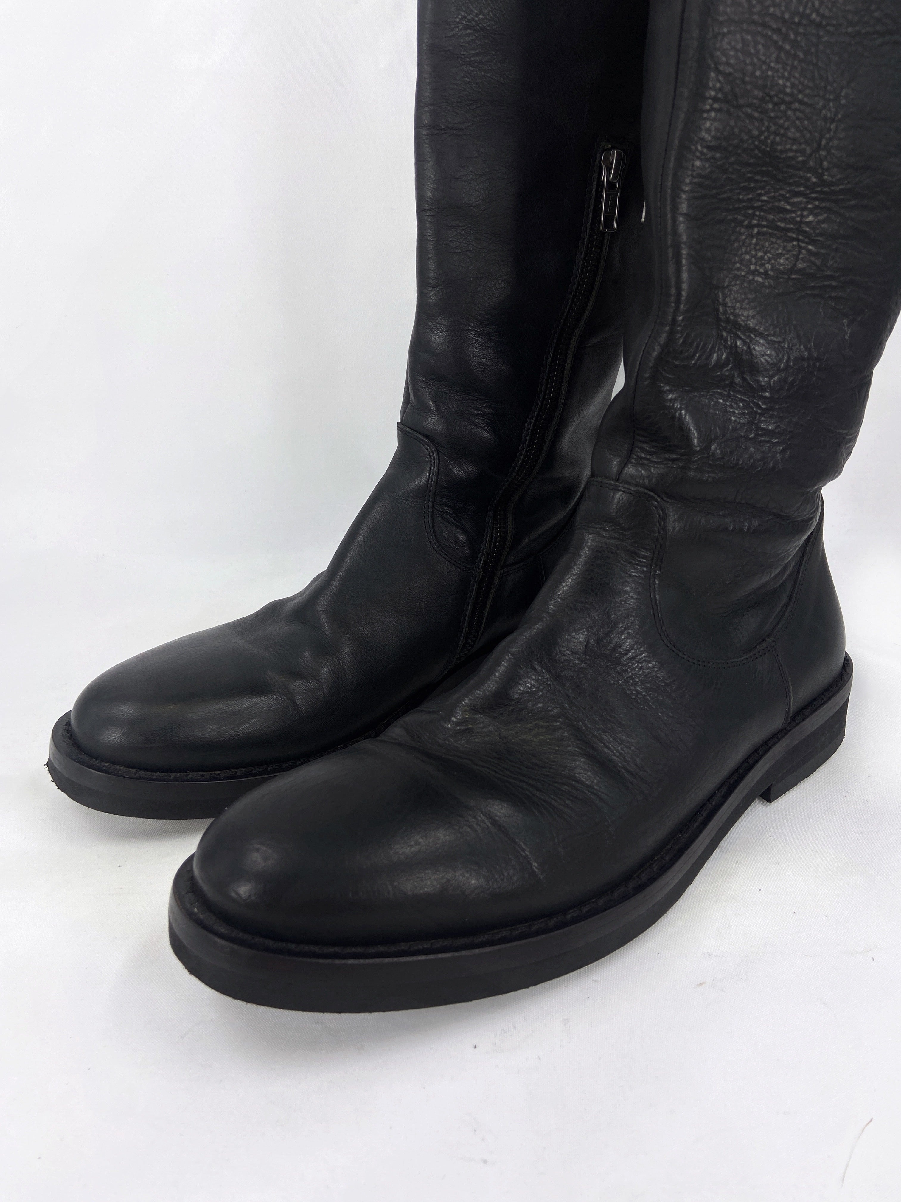 Ann Demeulemeester Fall 2000 Folded Thigh High Boot 43 - 14