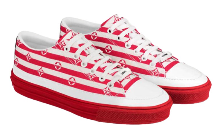 (WMNS) LOUIS VUITTON Stellar Sneakers 'White Red' 1A7U4R - 2