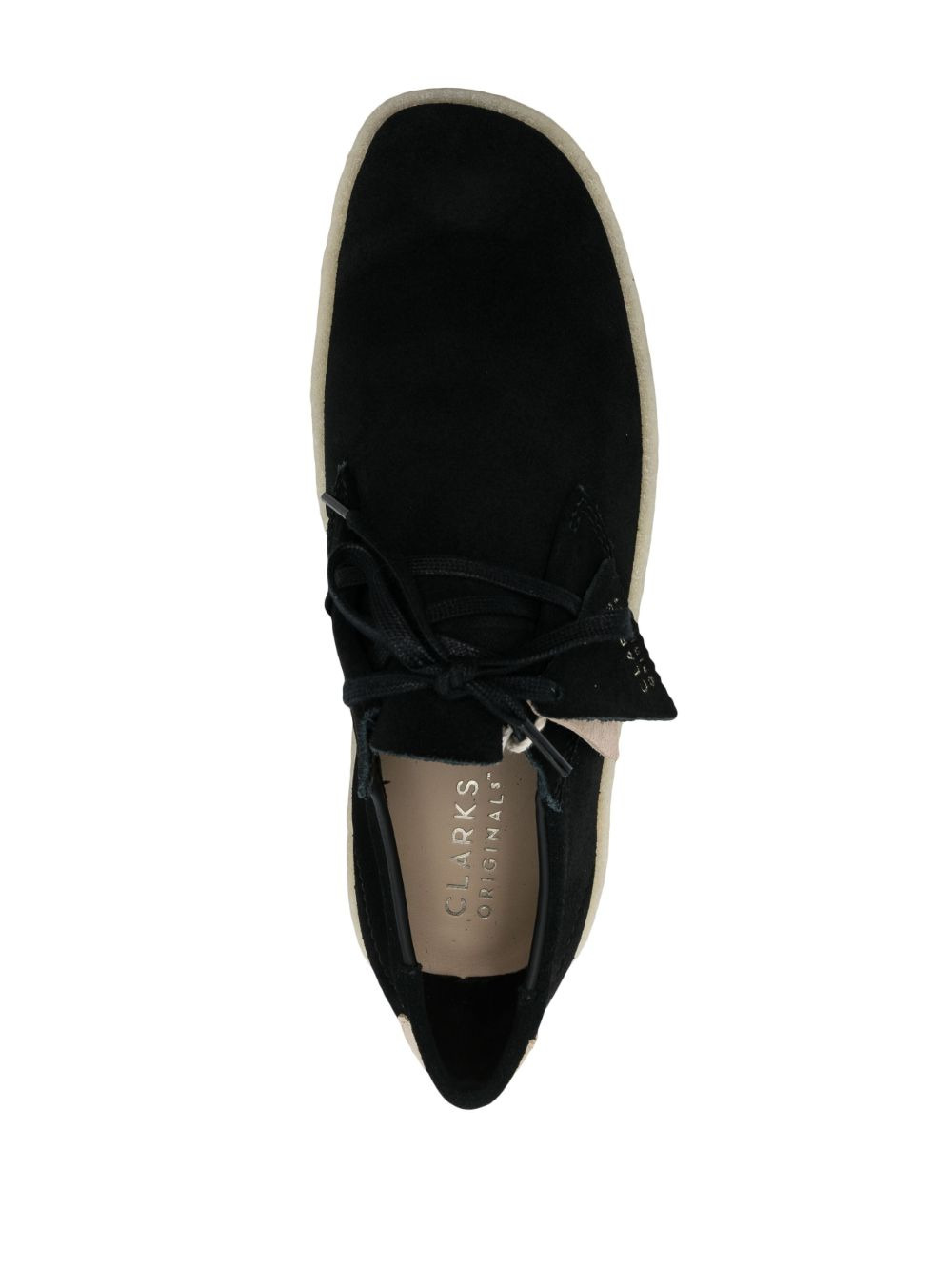 Wallabee lace-up suede loafers - 4