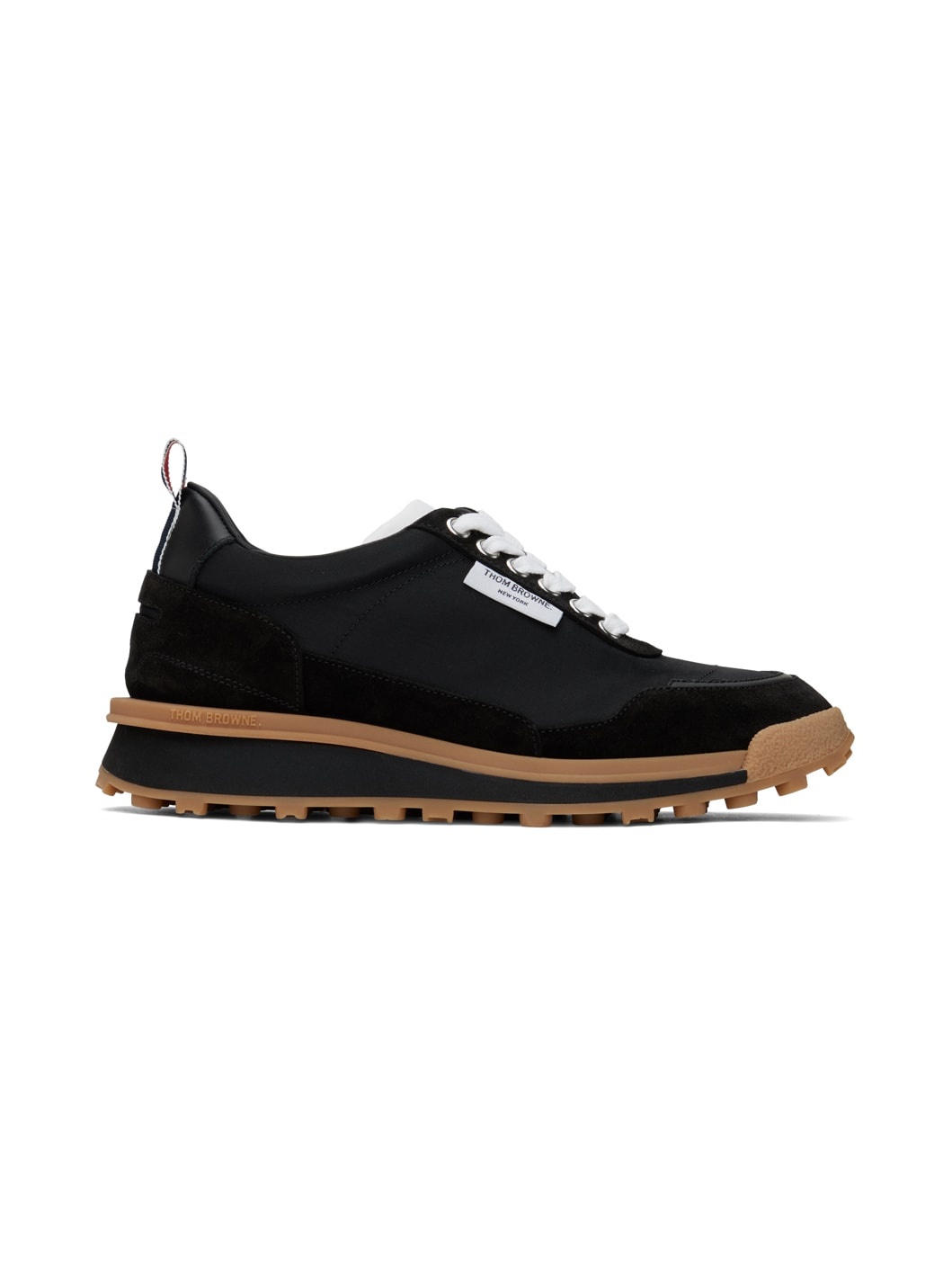 Black Tech Nylon Alumni Sneakers - 1