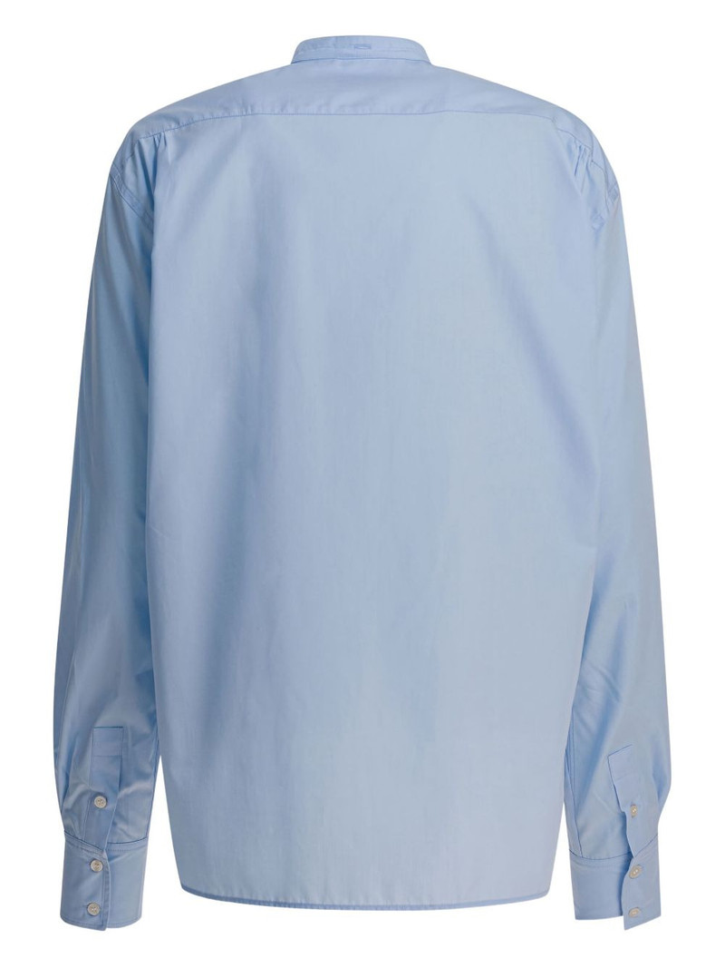 cotton collarless shirt 3