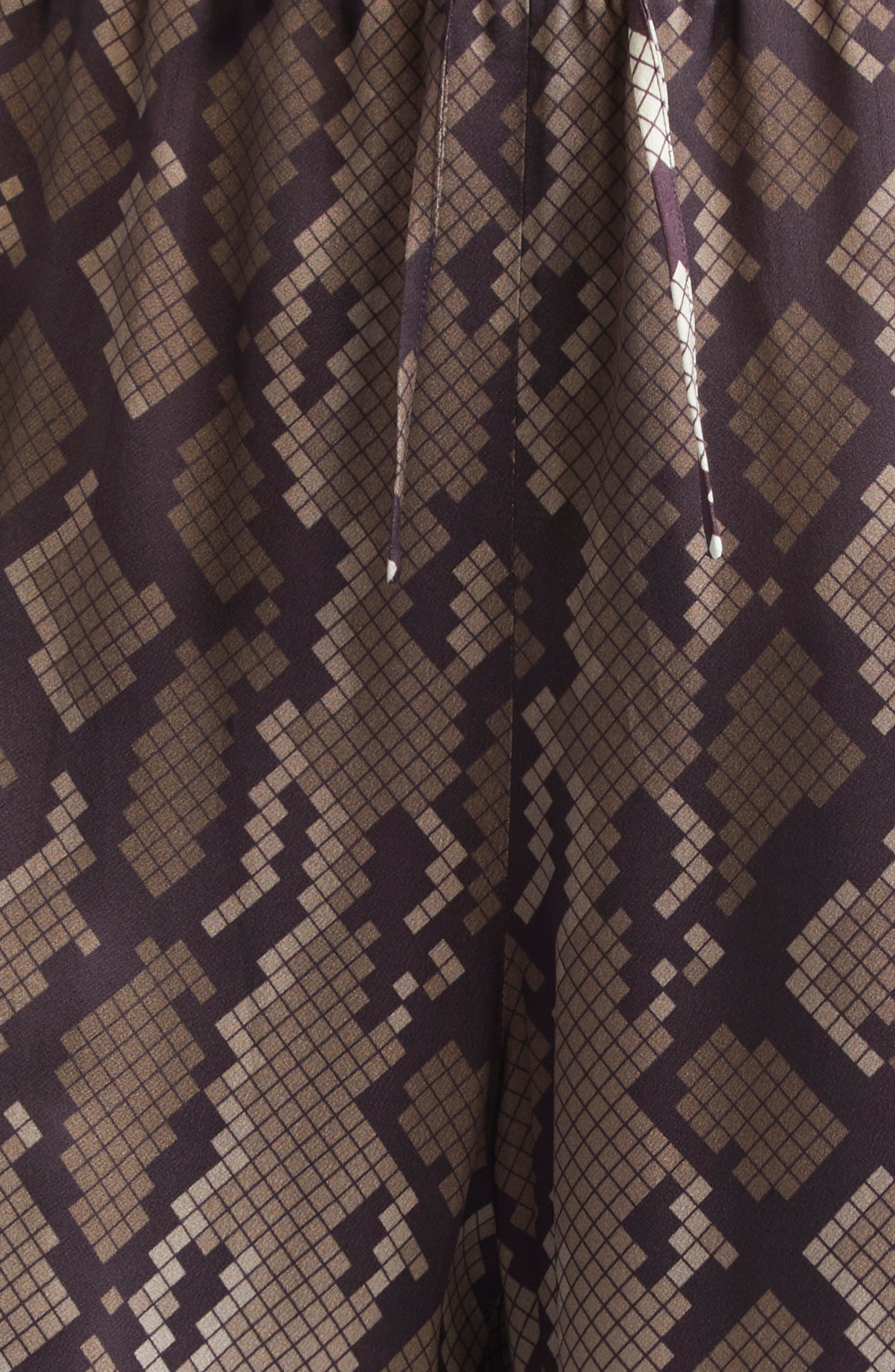 Stella McCartney Snakeskin Print Satin Pajama Trousers in Natural at Nordstrom - 7