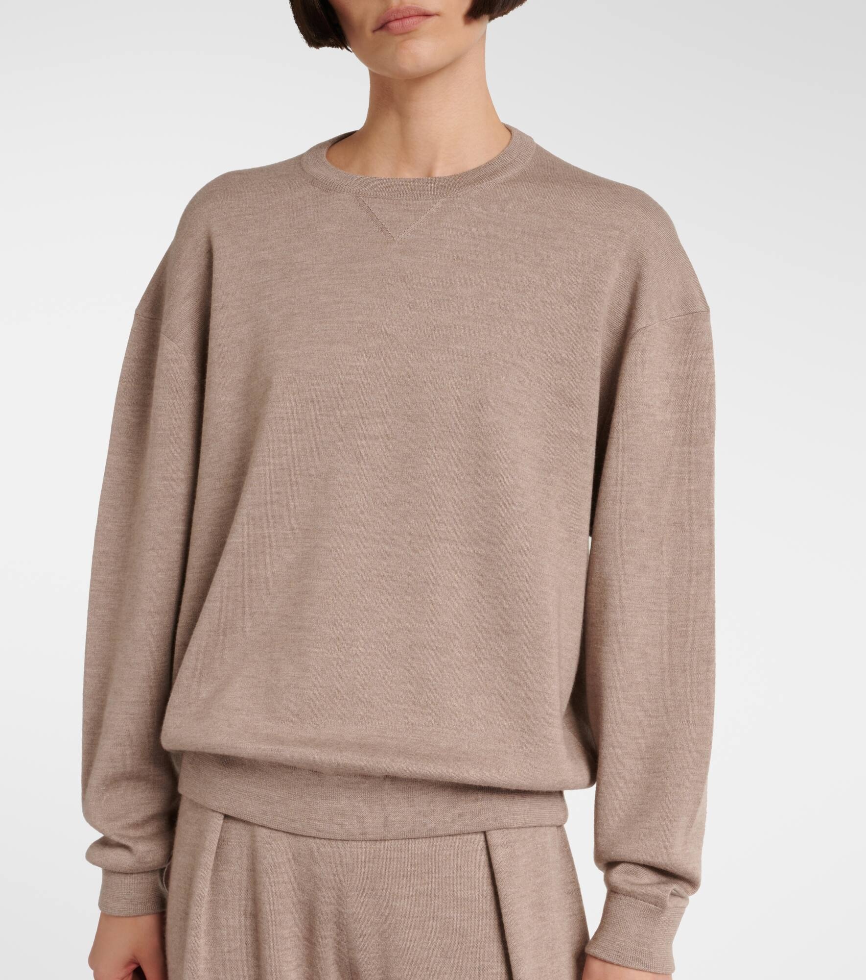 Balfour cashmere, wool, and silk sweater - 4
