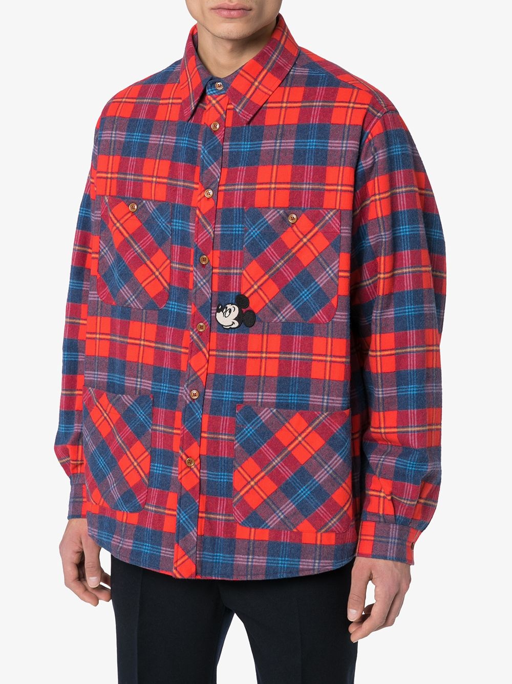 x Disney Mickey Mouse check shirt - 3