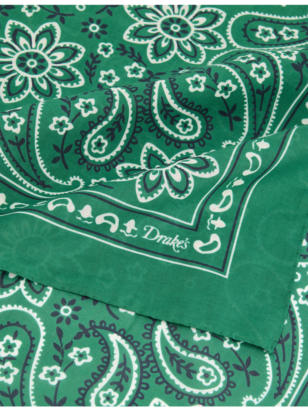 Logo Paisley Cotton Bandana - 2