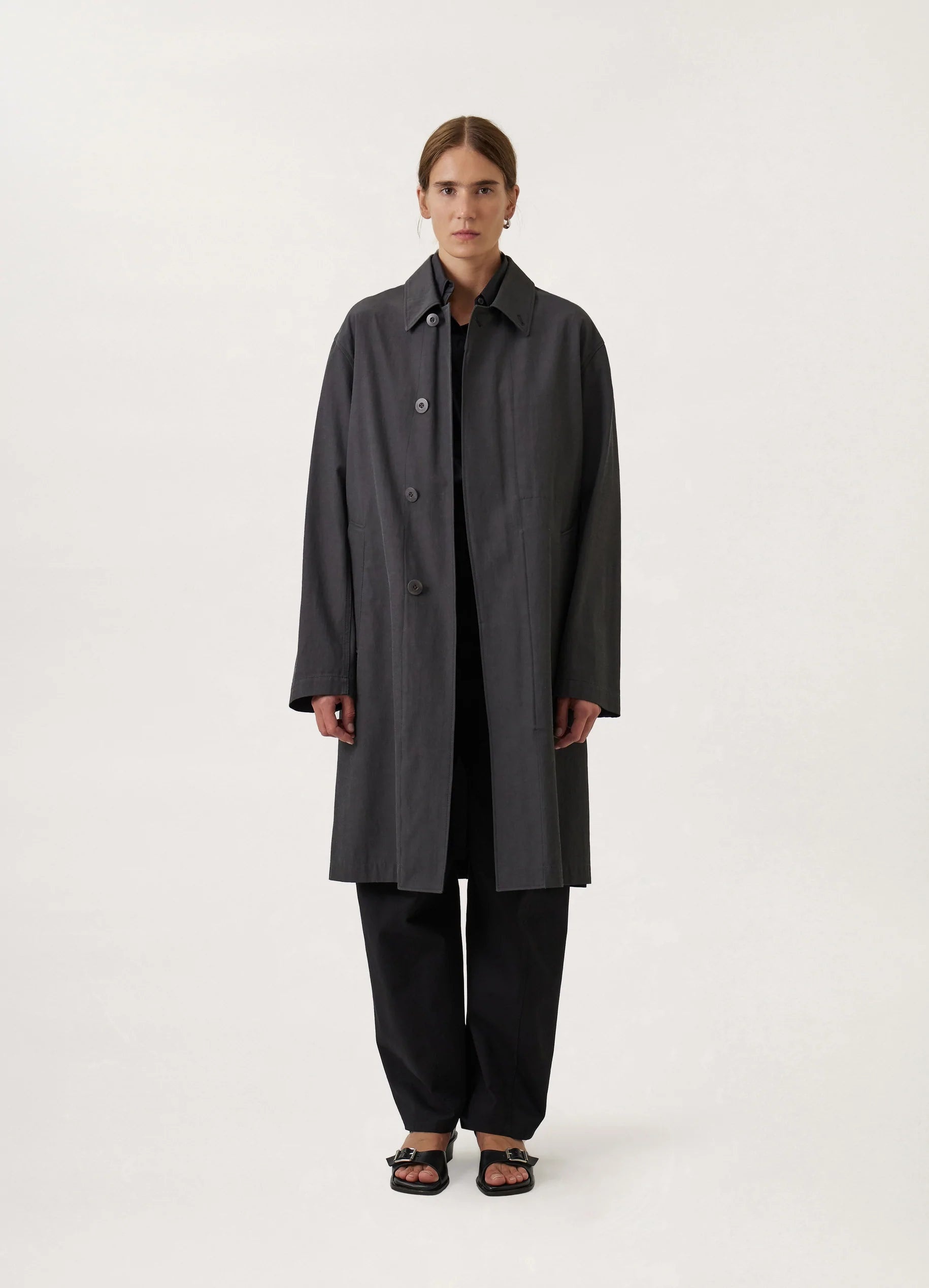 Lemaire CAR COAT VISCOSE COTTON | REVERSIBLE