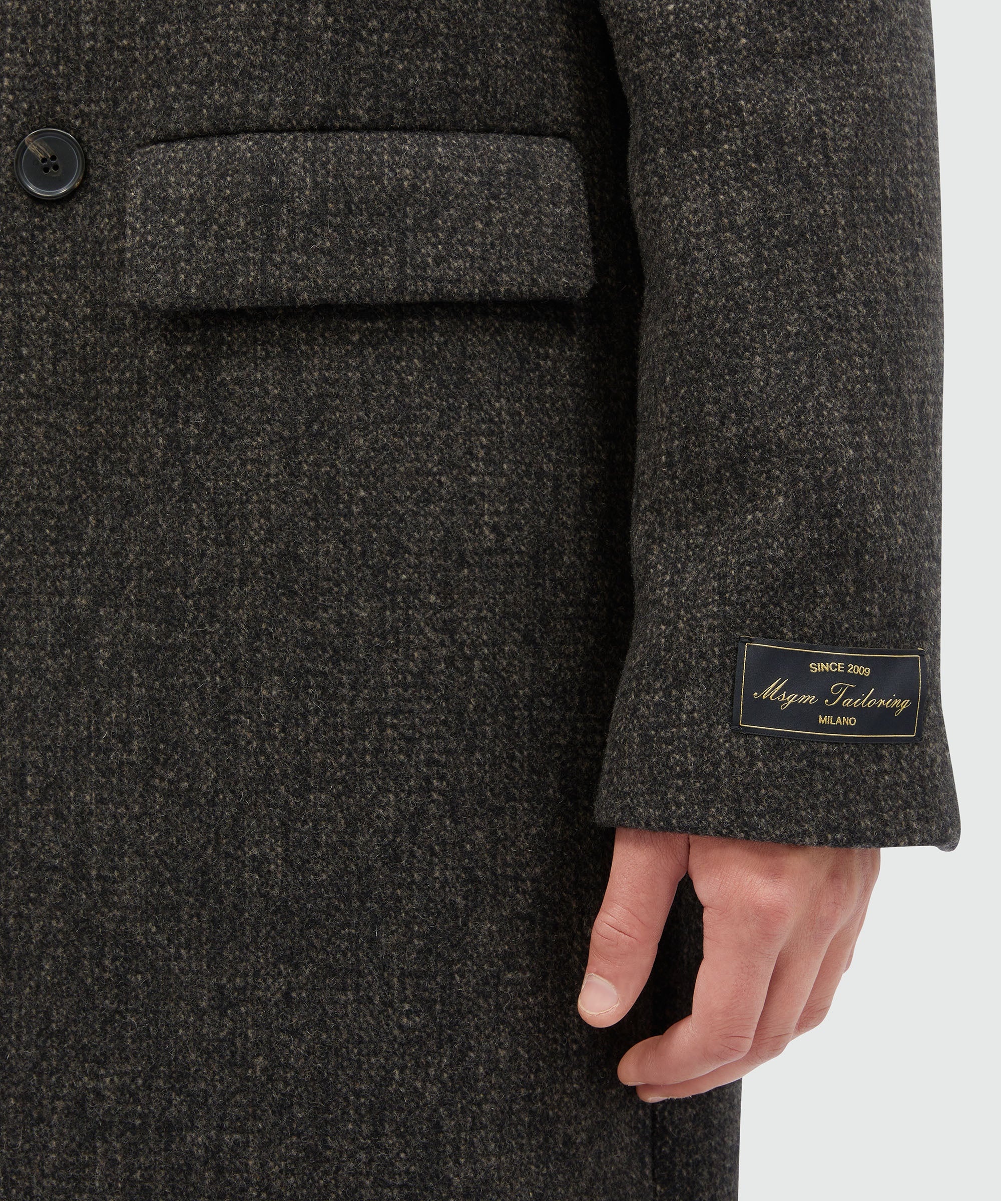 MSGM Tailoring long wool coat - 5