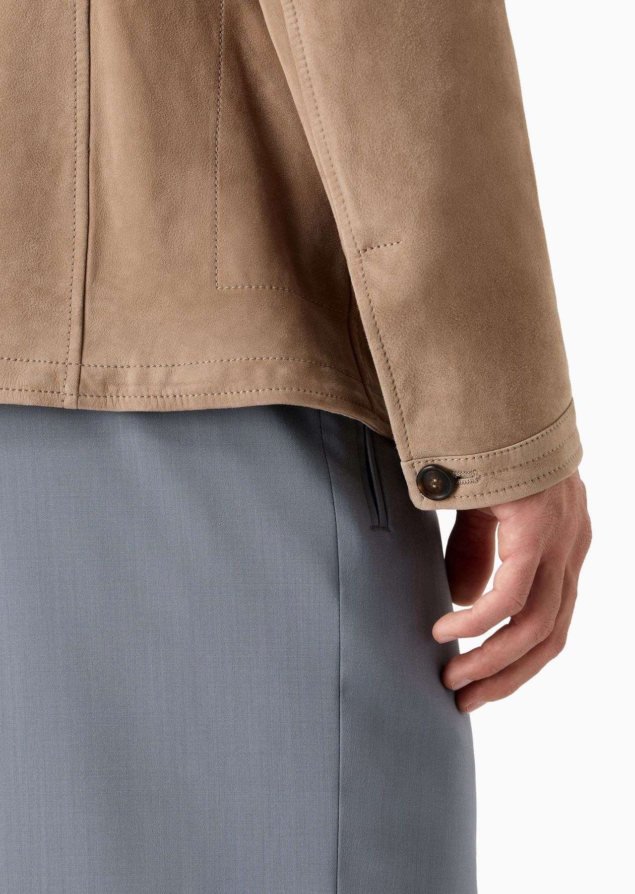 Suede safari jacket - 6