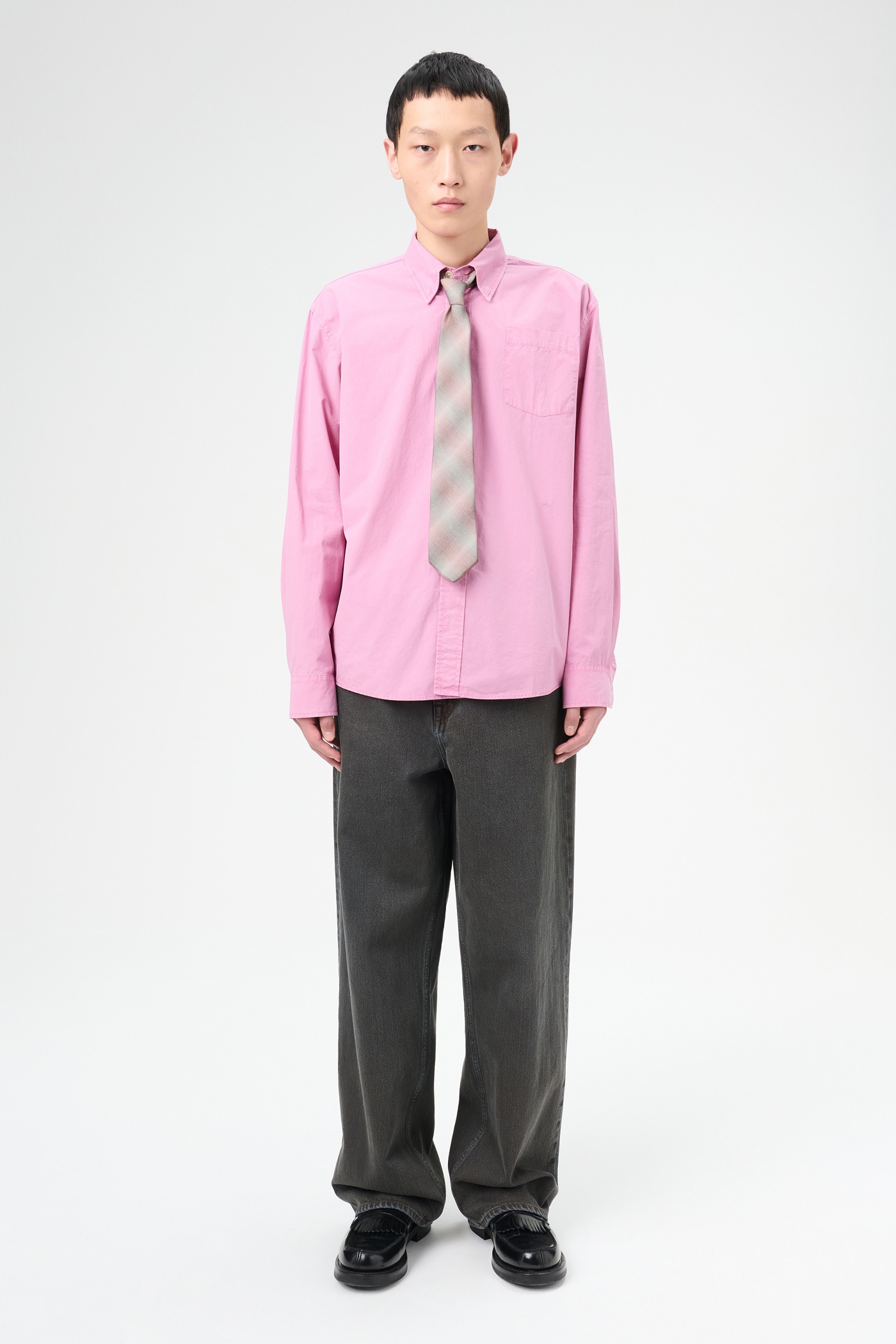 Beyond Bd Shirt Duchess Pink Organic Poplin - 1