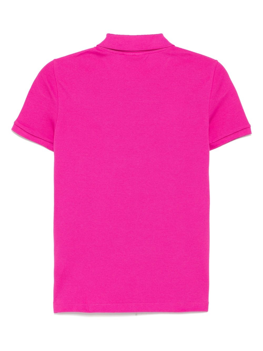 logo-patch polo top - 2