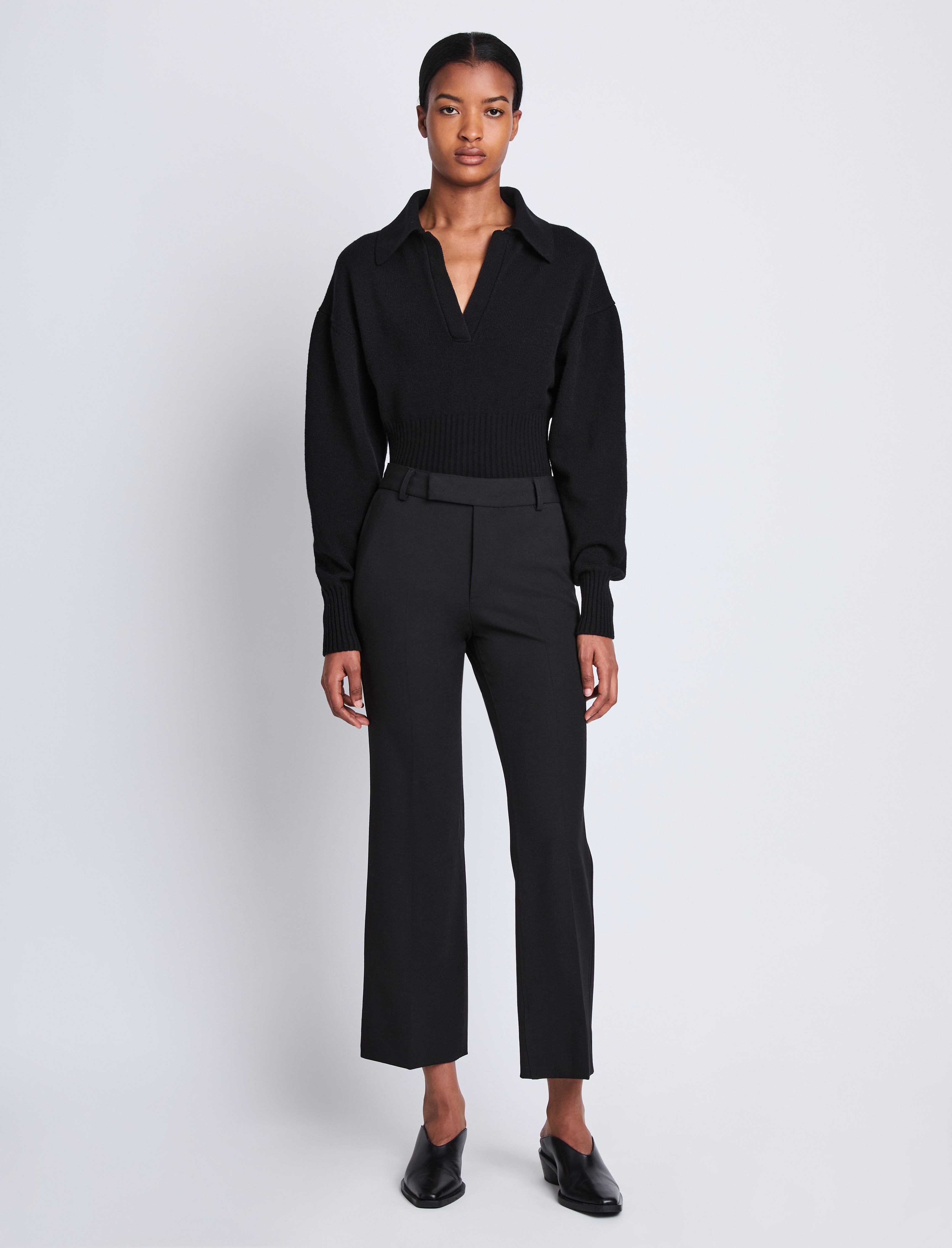 Proenza Schouler Bi-Stretch Crepe Pants - Farfetch