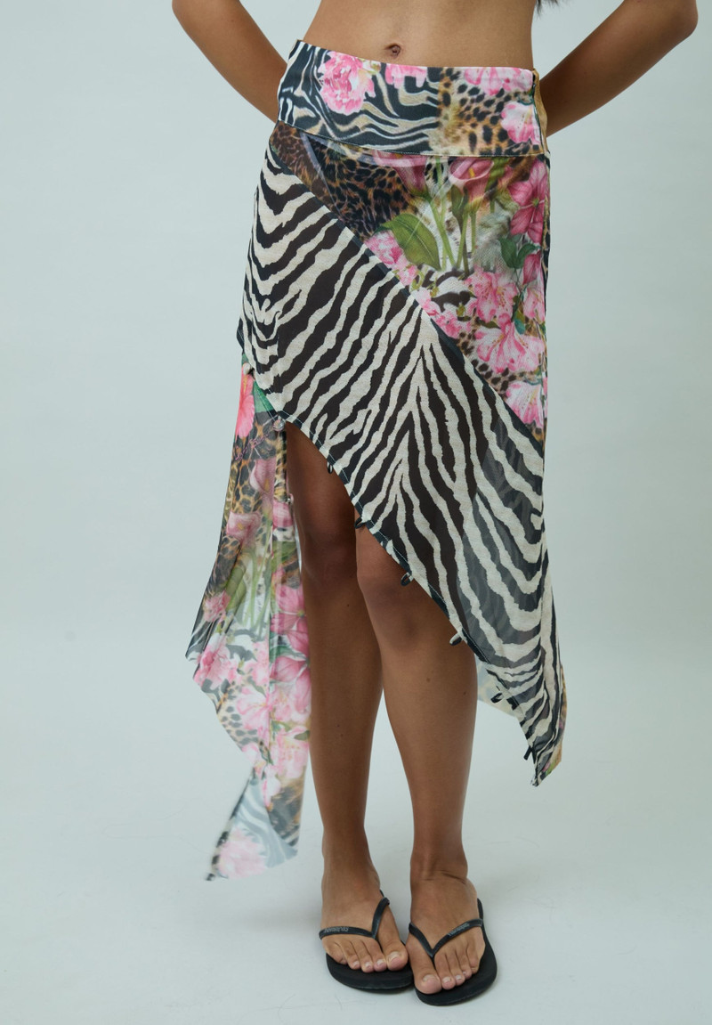 TROPICAL MESH SKIRT 1
