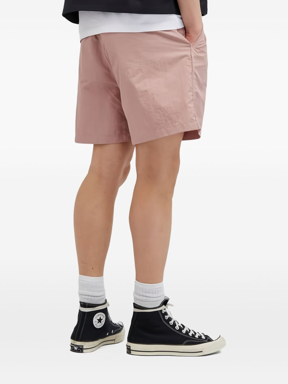 straight-leg shorts - 4