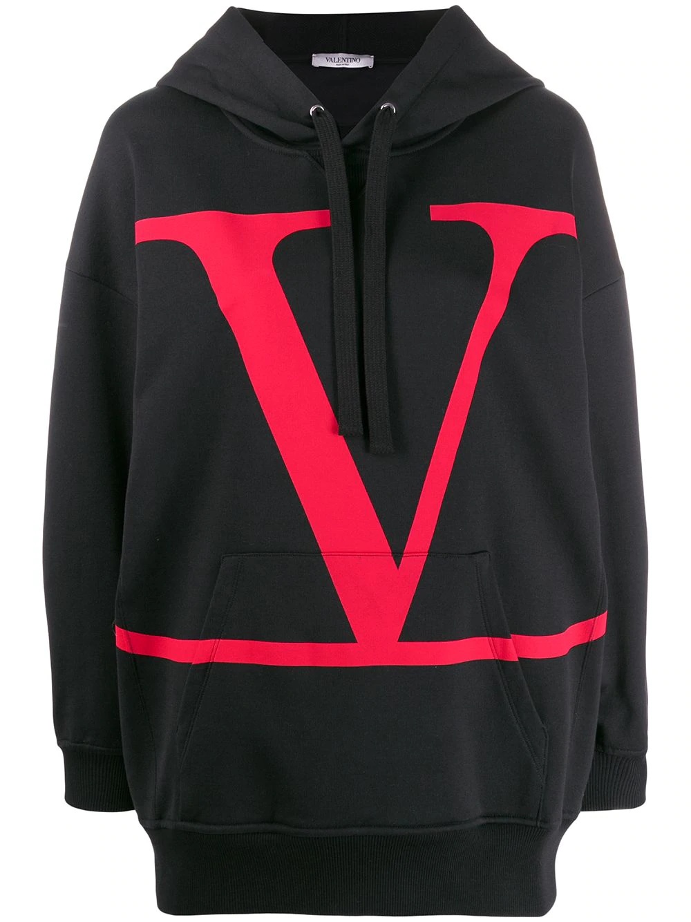 VLOGO print hoodie - 1