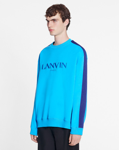 Lanvin CURB SIDE LANVIN EMBROIDERED LOOSE-FITTING SWEATSHIRT outlook