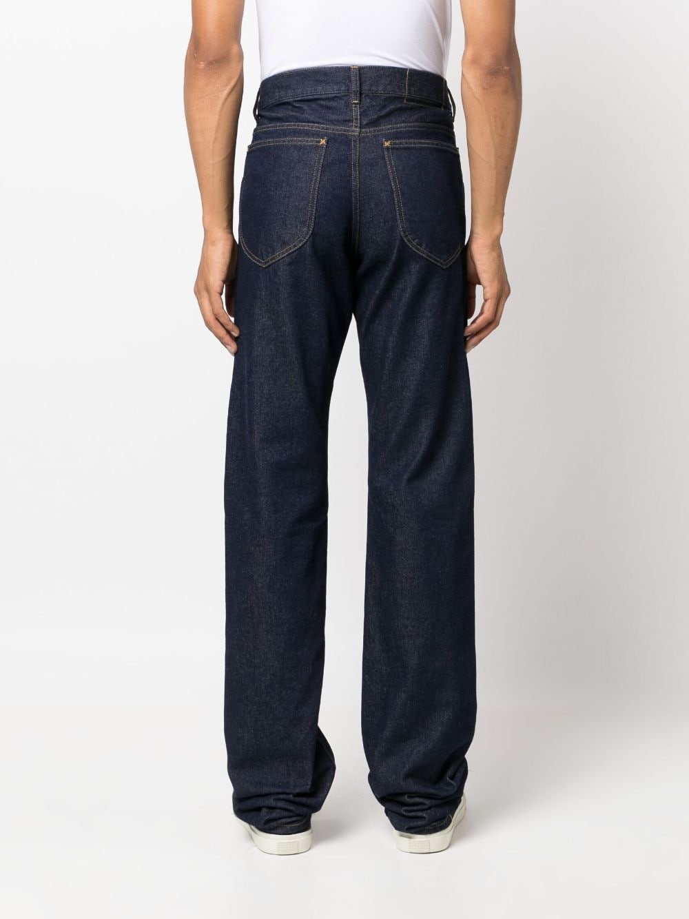 mid-rise straight-leg jeans - 4