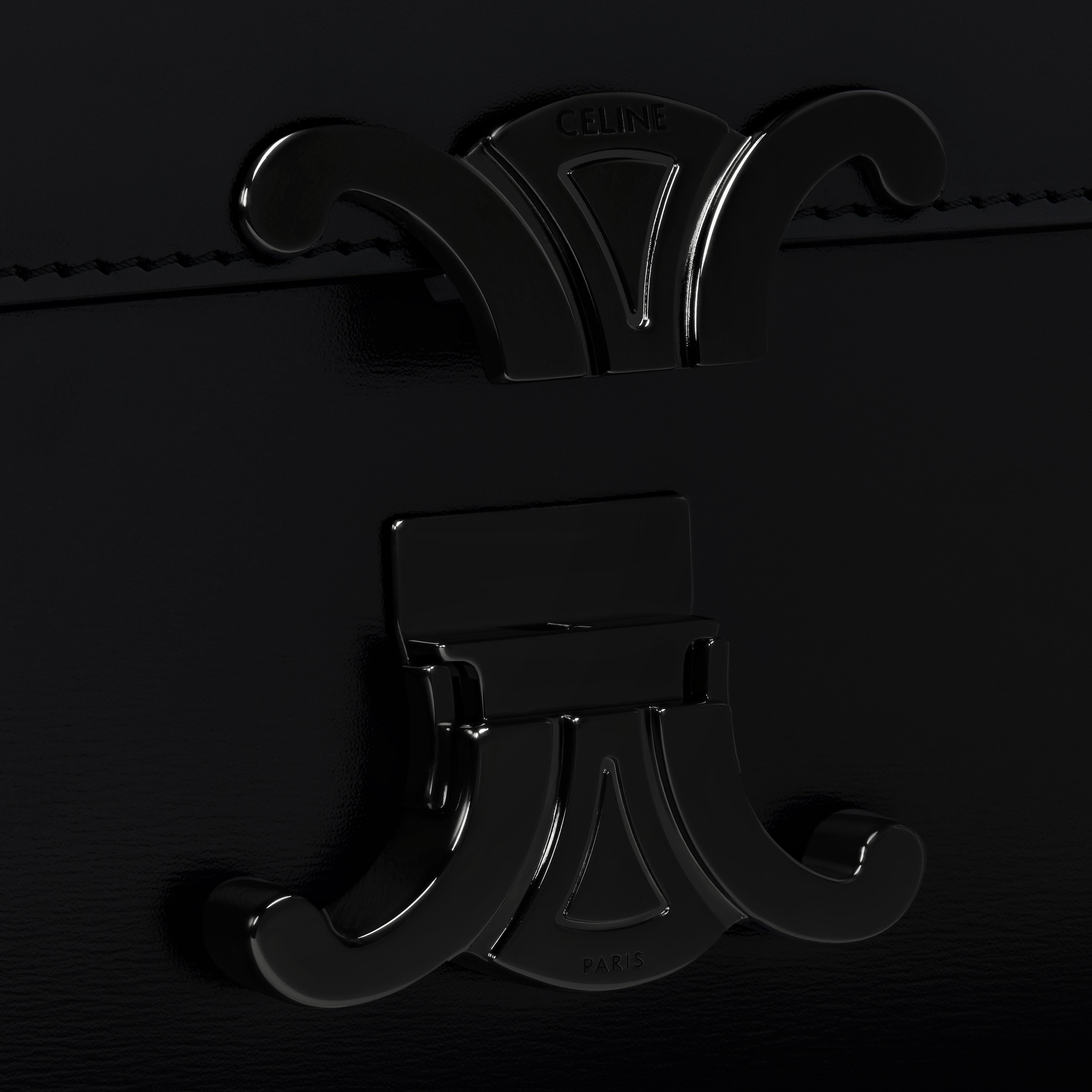 Teen Triomphe Bag in Shiny Calfskin - 5