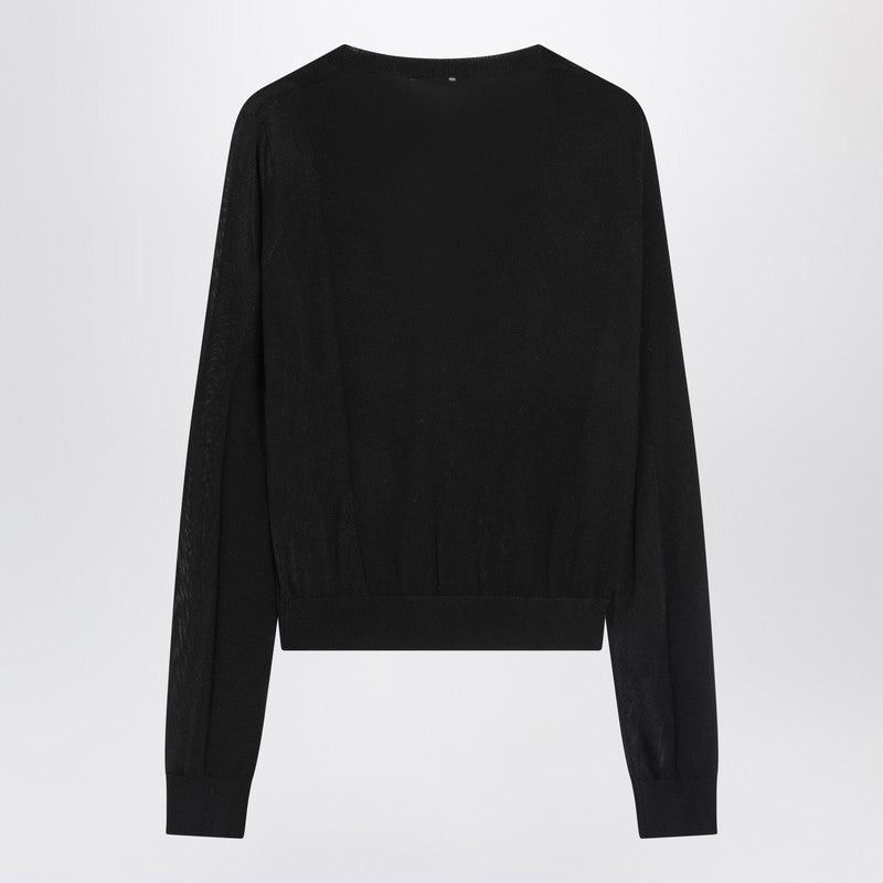 Sportmax Black Wool Cardigan Women - 2