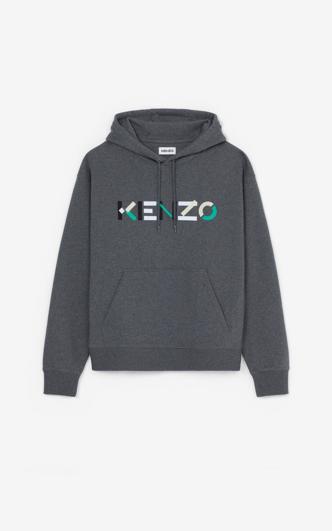 KENZO Logo oversized hooded sweatshirt - 1