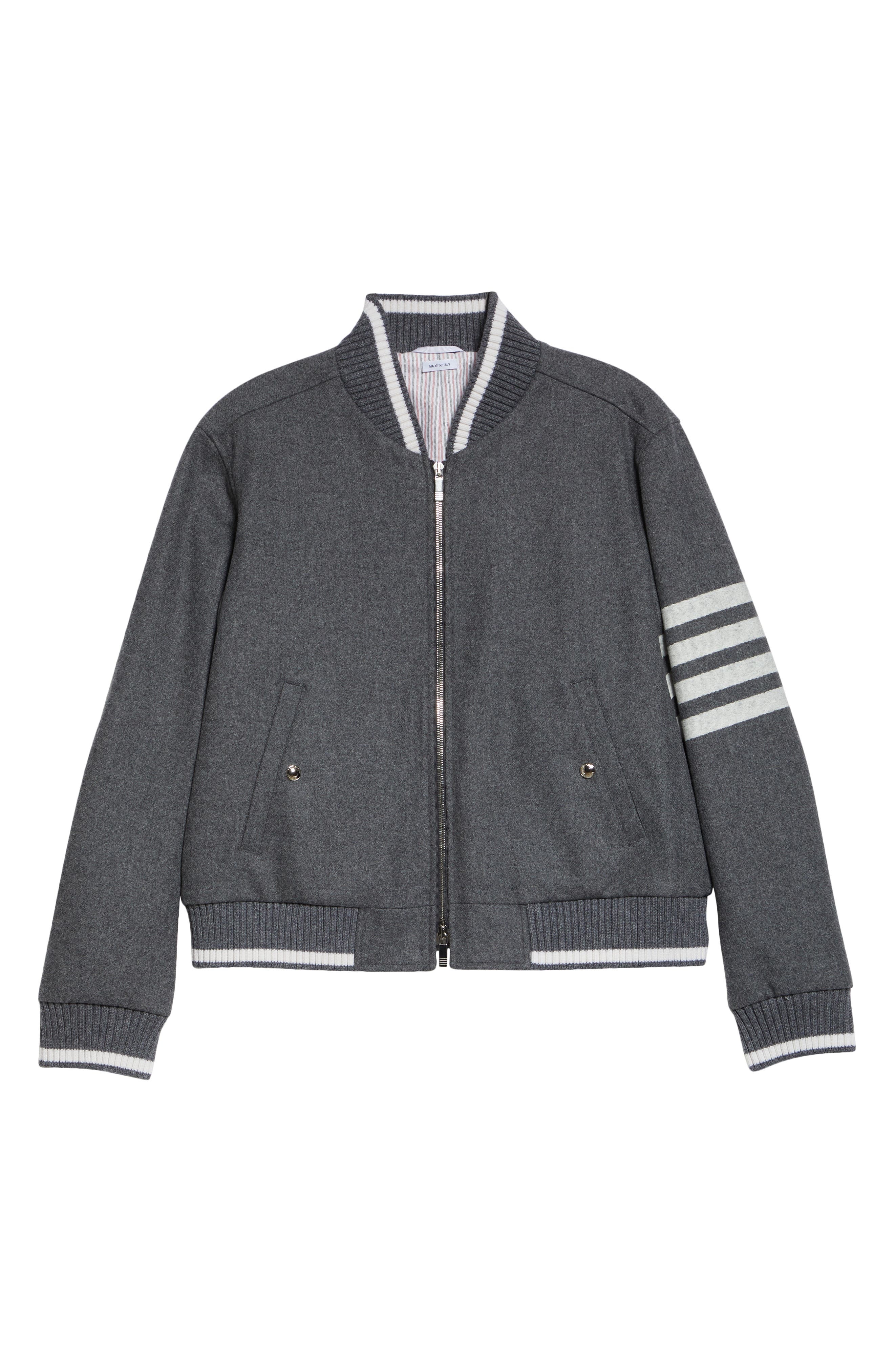 Wool & Cashmere Bomber Jacket - 6