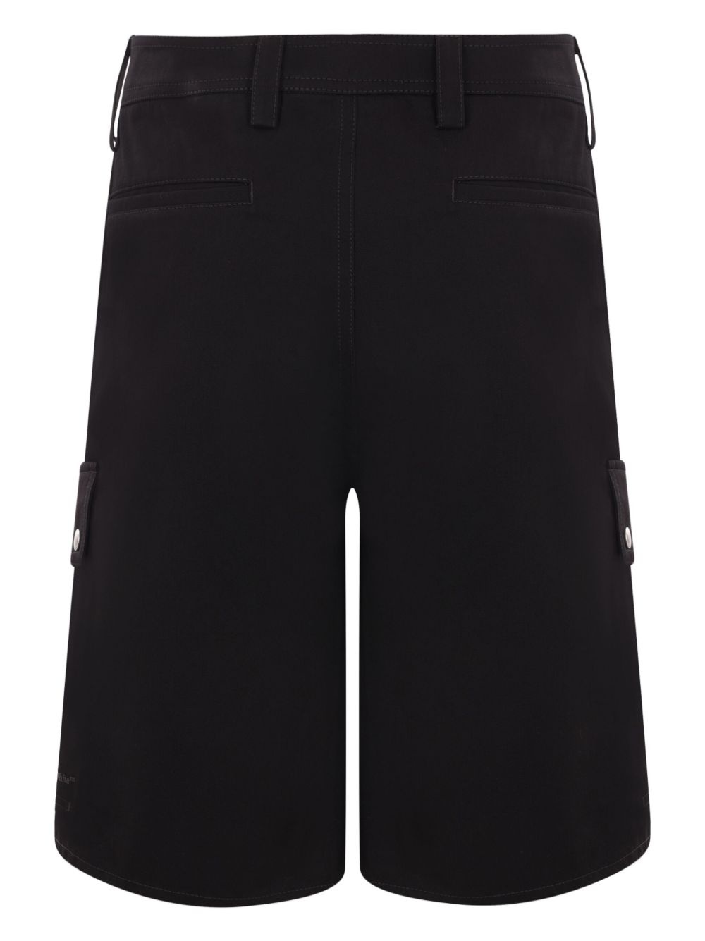 logo-embroidered cargo shorts - 2