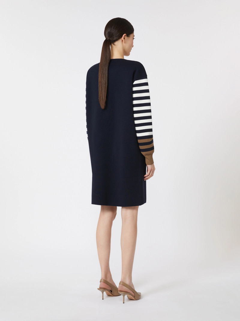 VELO Short wool dress - ULTRAMARINE 4