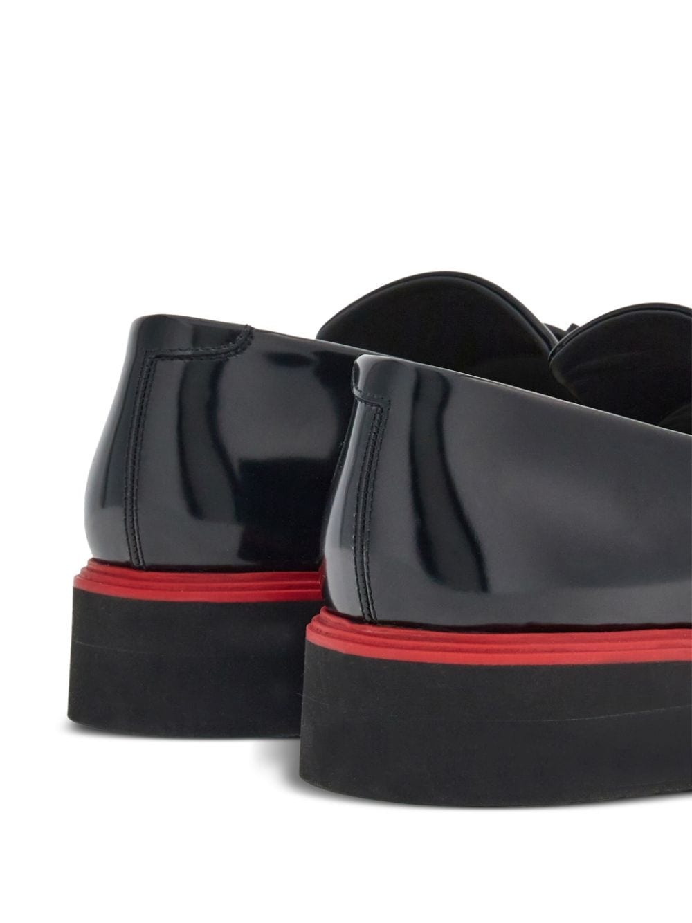 Gancini-ornament leather mocassins - 3