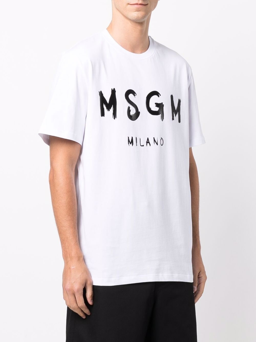 Cotton T-shirt with logo - 3