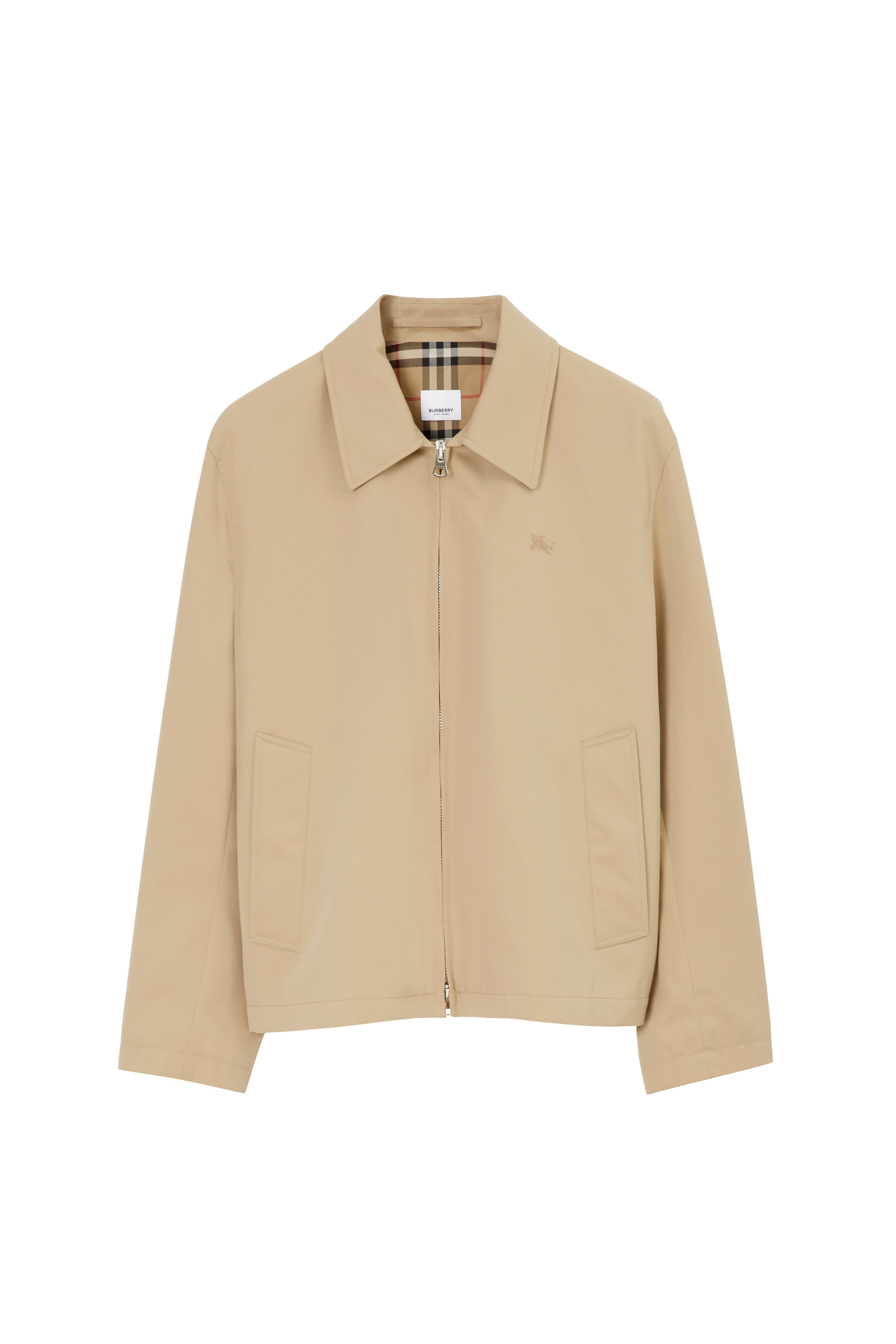 burberry Gabardine Harrington Jacket in Honey at Nordstrom - 2