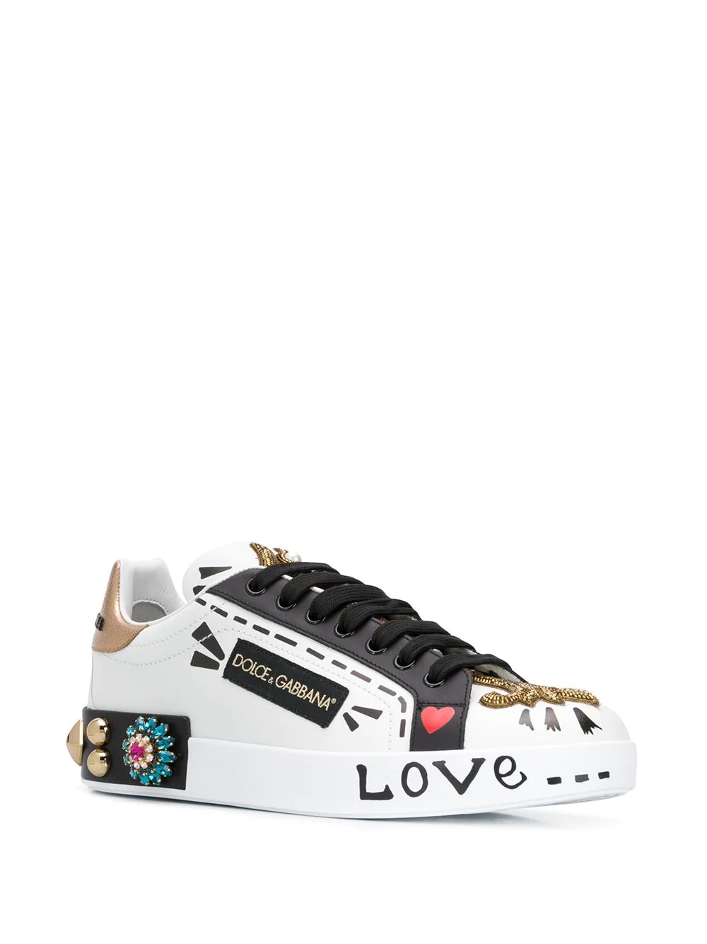 Portofino embellished sneakers - 2