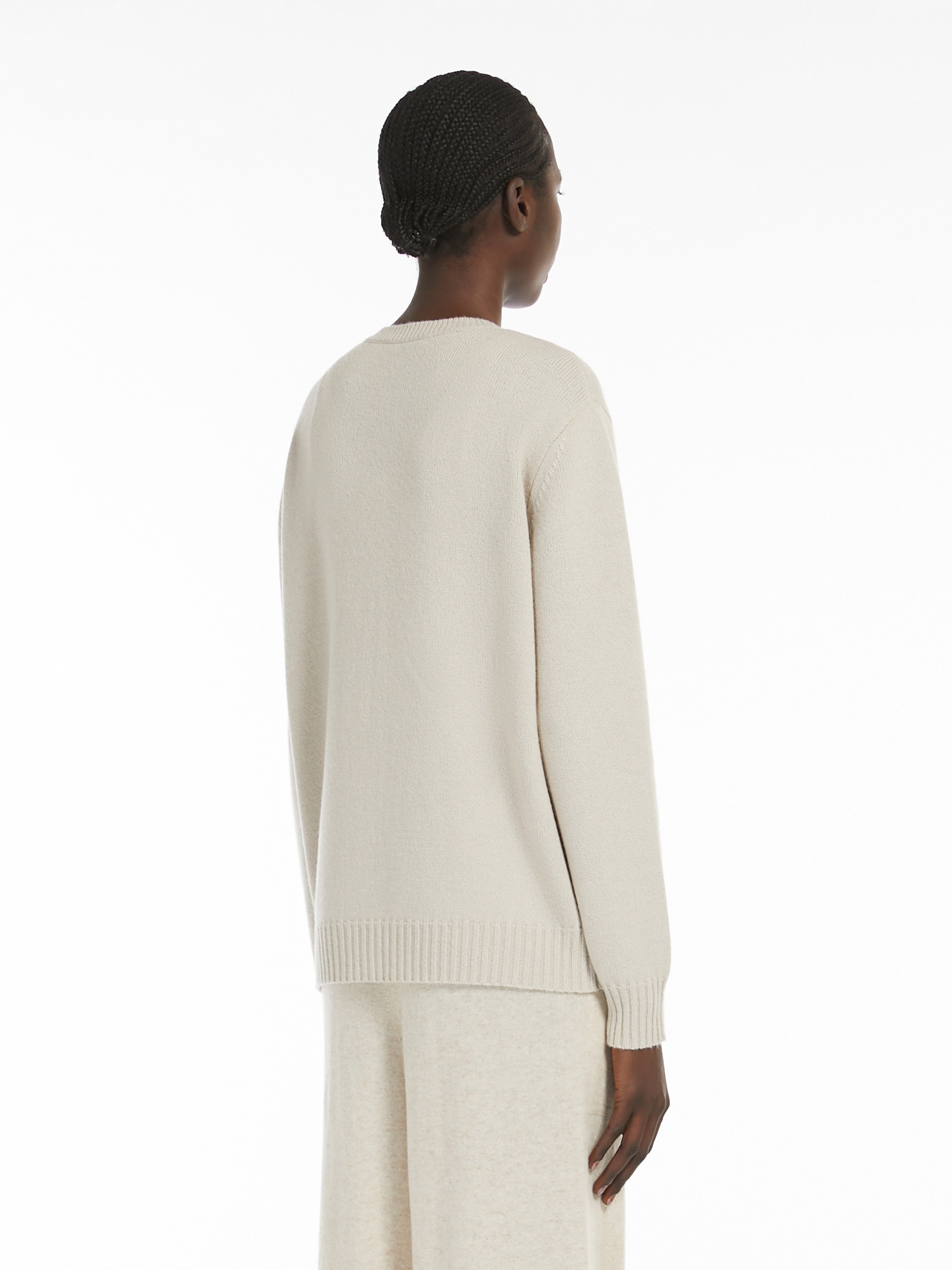VIGLIO Pure cashmere yarn boxy jumper - 4