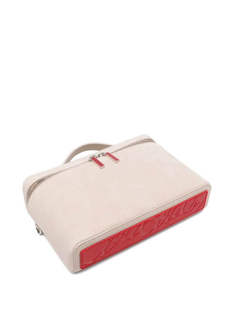 Djanis grained leather messenger bag 4