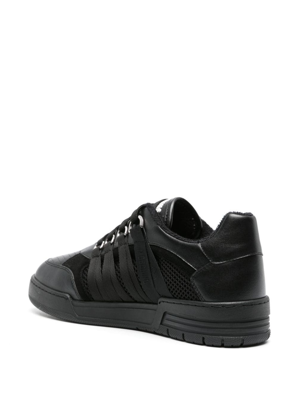 lace-detailed panelled sneakers - 3