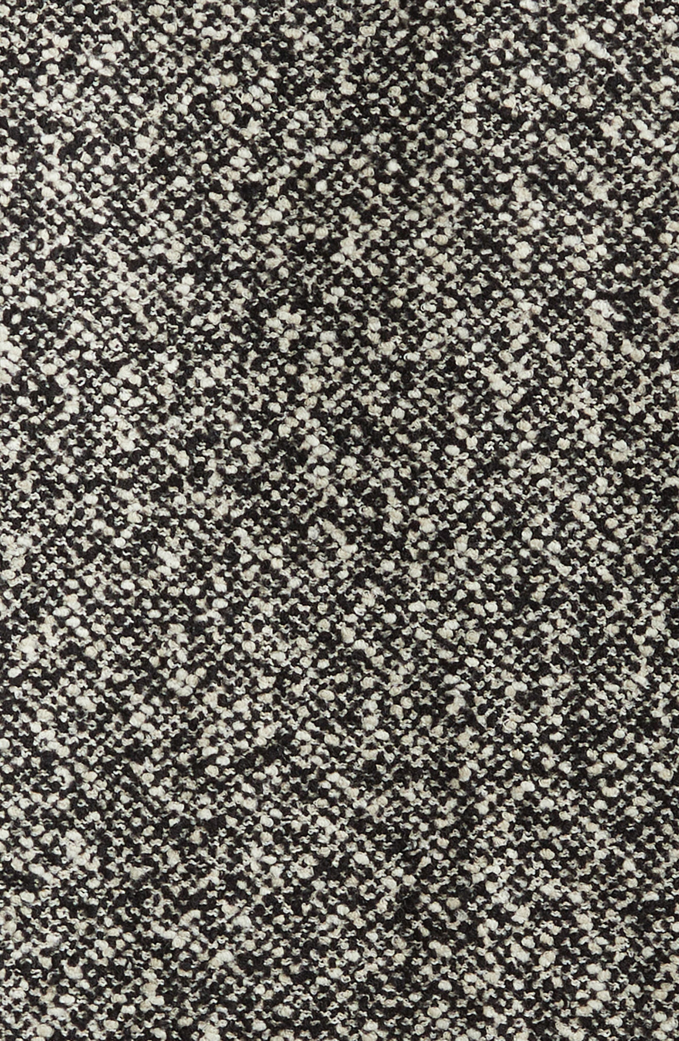 Max Mara Demien Wool Blend Tweed Jacket in Black White at Nordstrom - 6