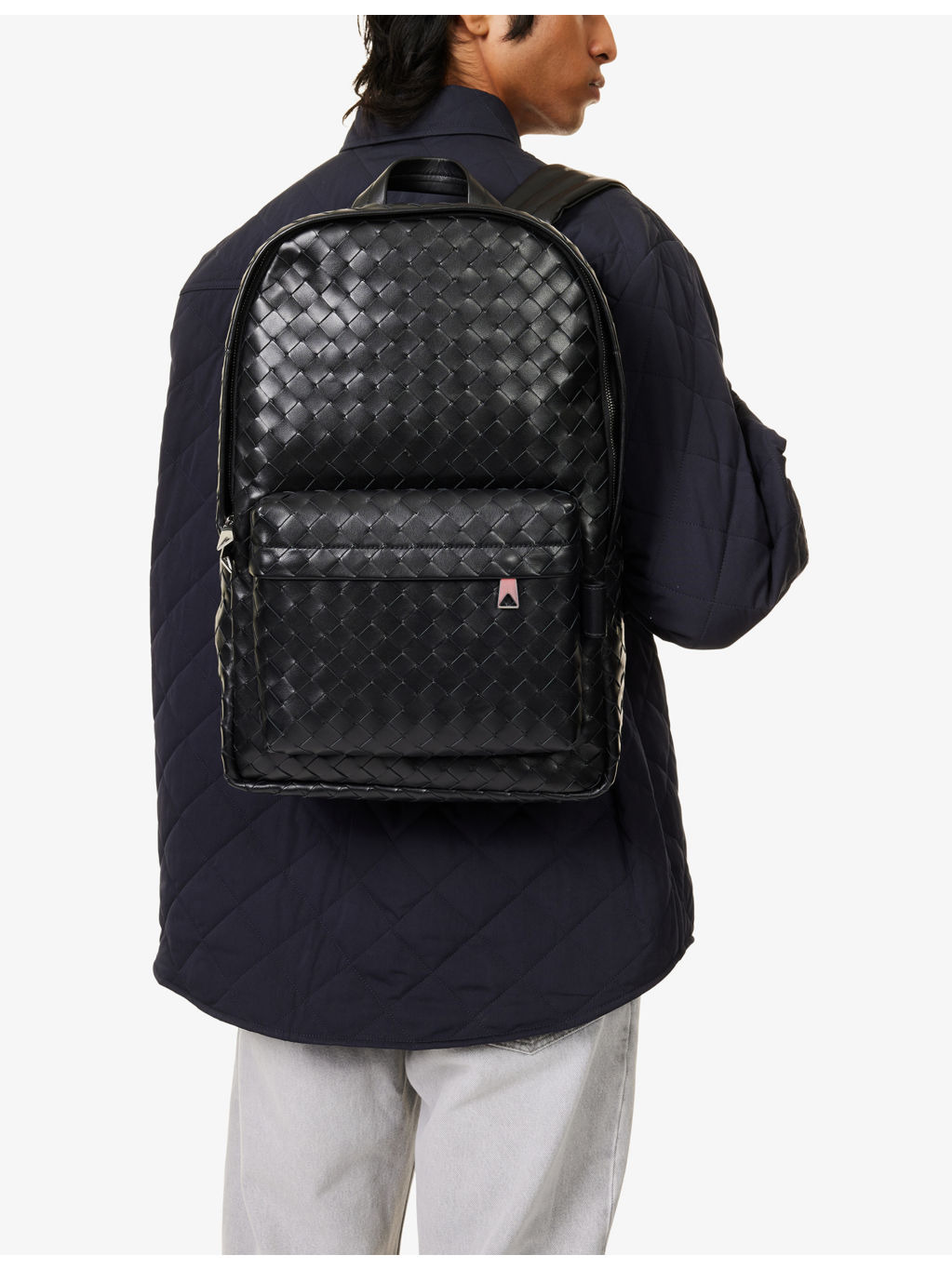 Intrecciato Leather Backpack - 2