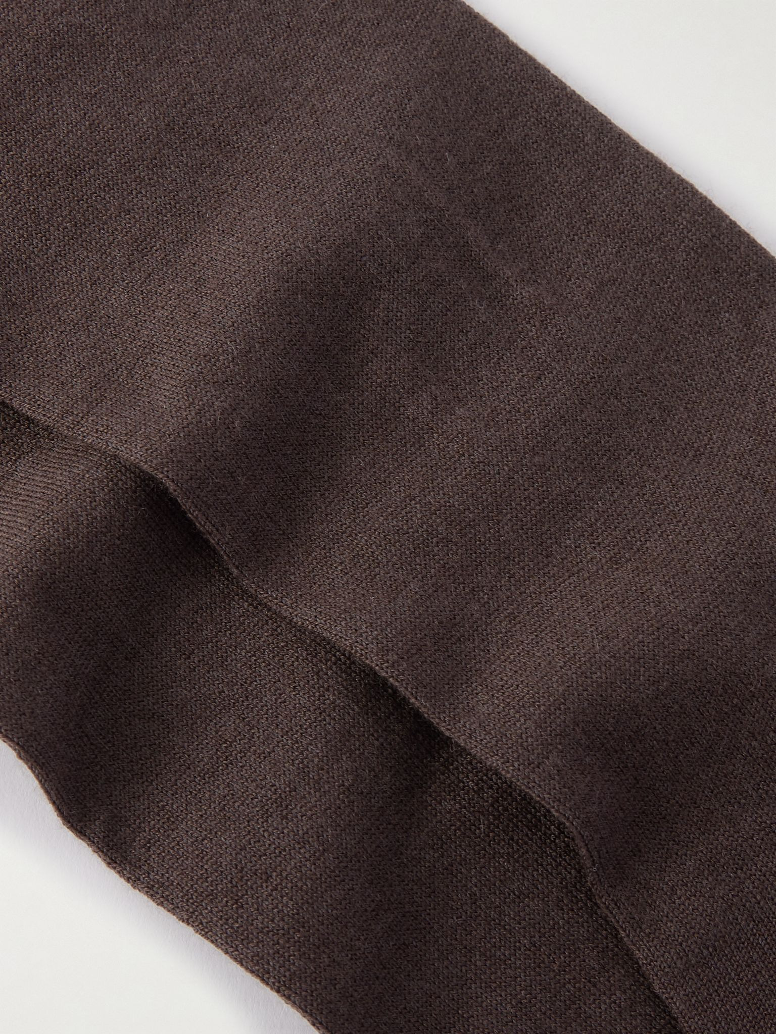 Cashmere-blend socks Dark brown - 3