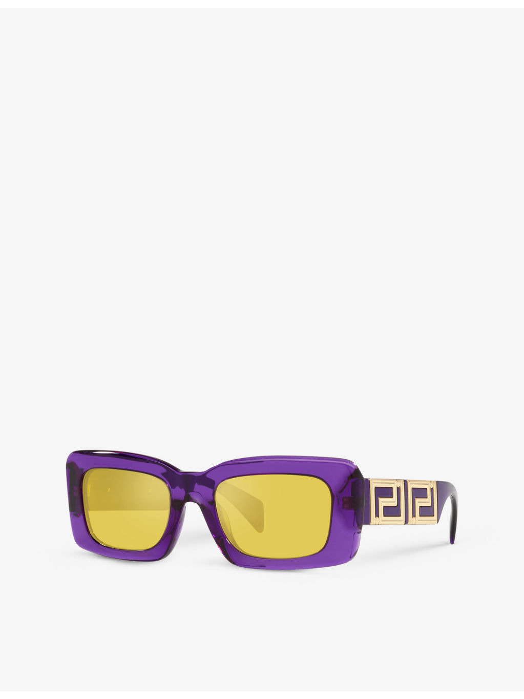 0VE4444U branded-arm rectangle-frame acetate sunglasses - 2