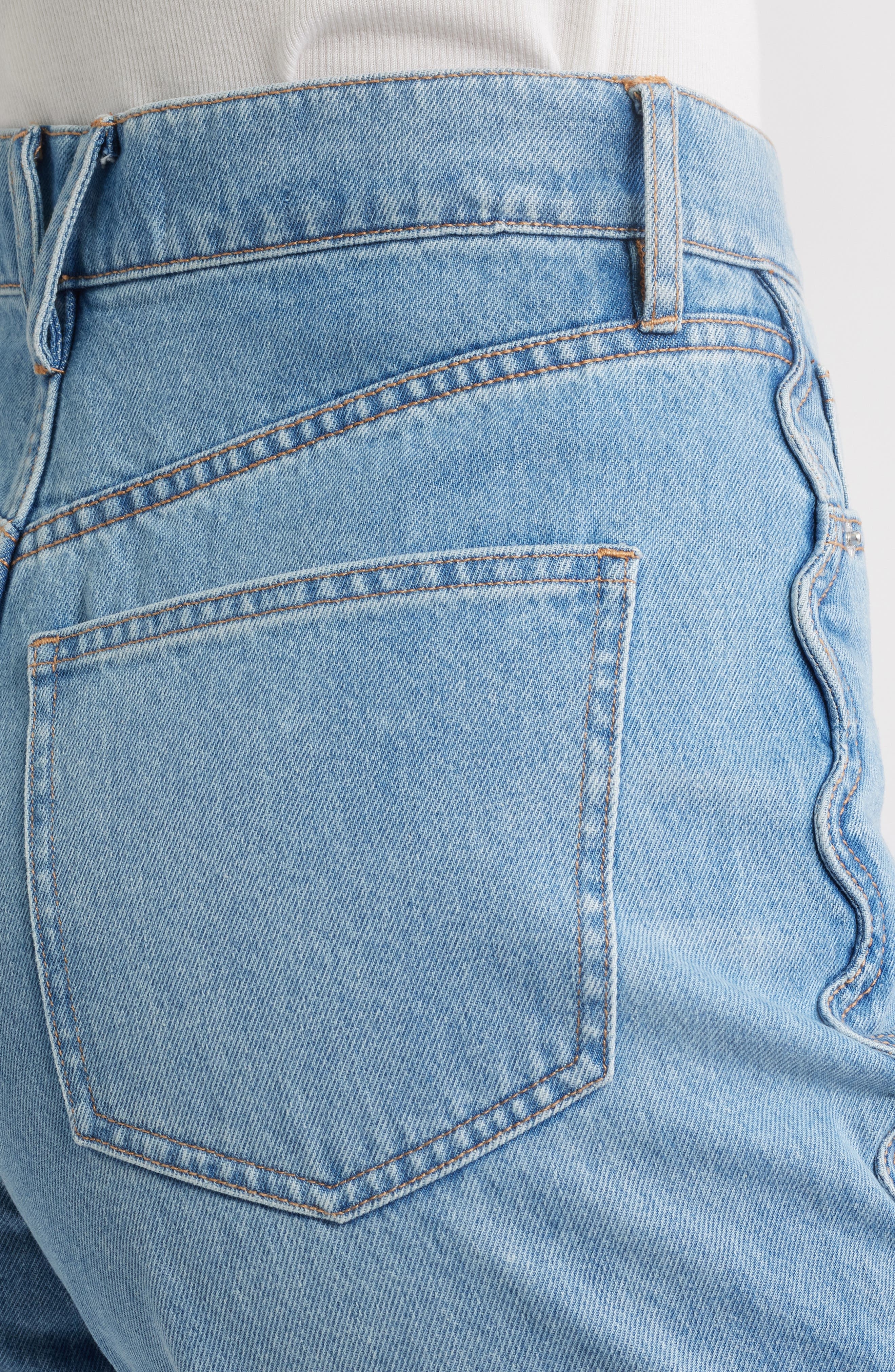 Veronica Beard Taylor Crop Wide Leg Jeans in Nova at Nordstrom - 4
