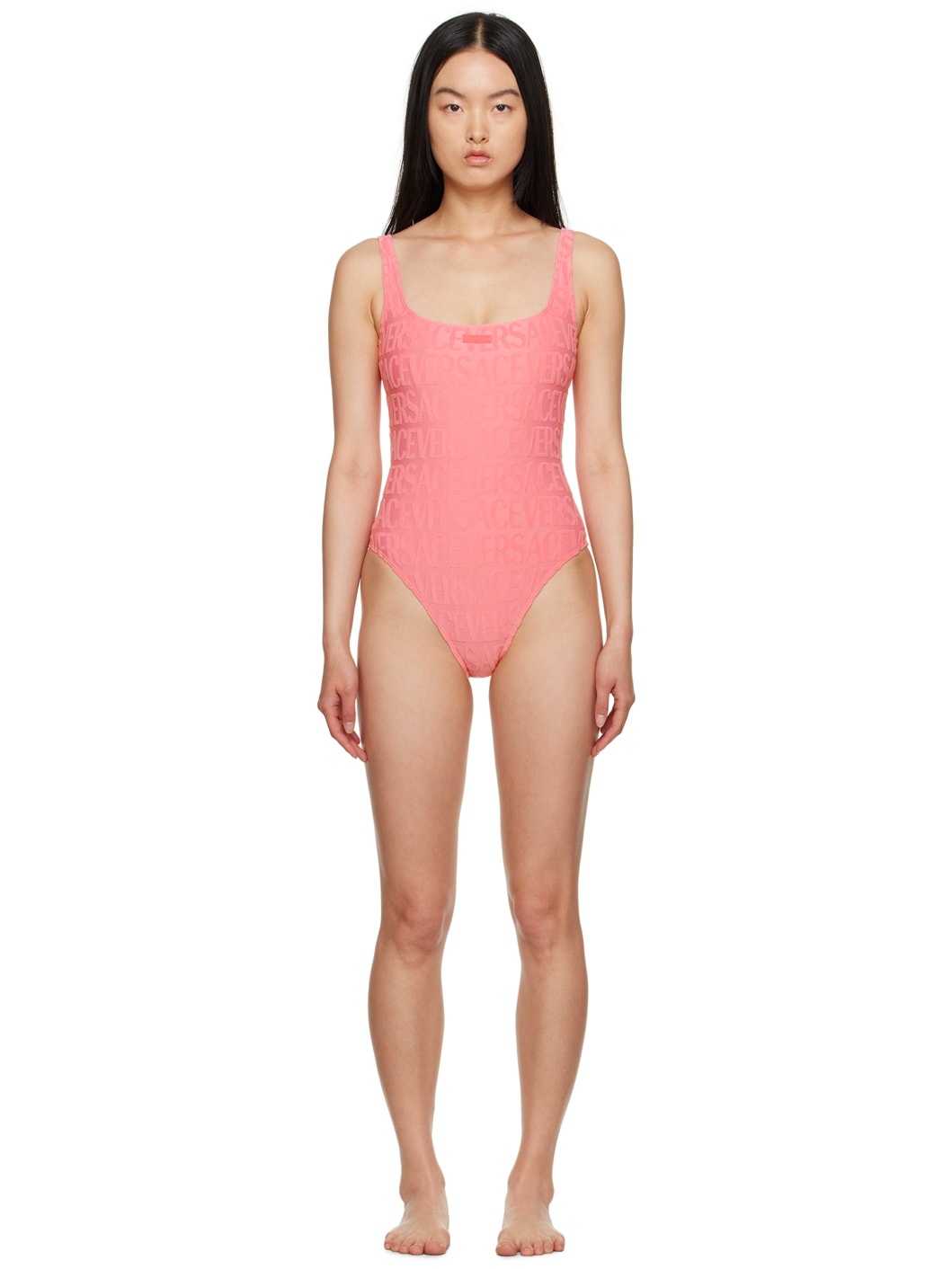 Pink Dua Lipa Edition One-Piece Swimsuit - 1
