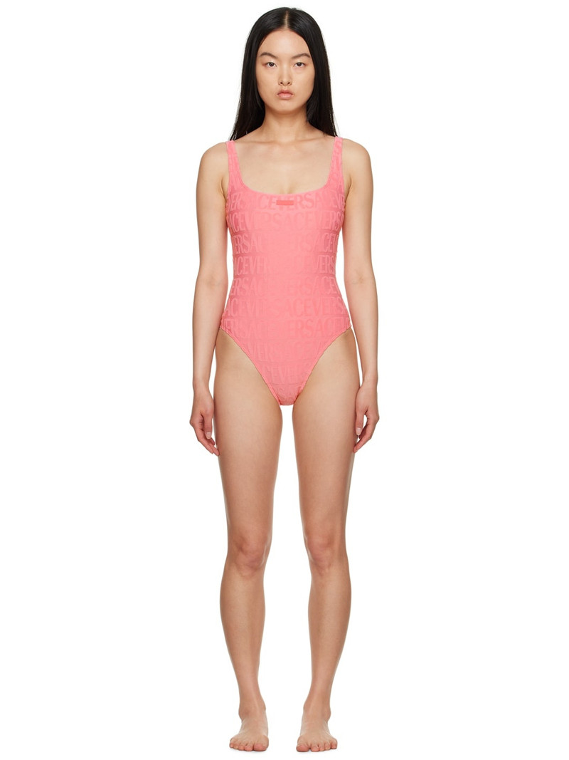 Pink Dua Lipa Edition One-Piece Swimsuit 1
