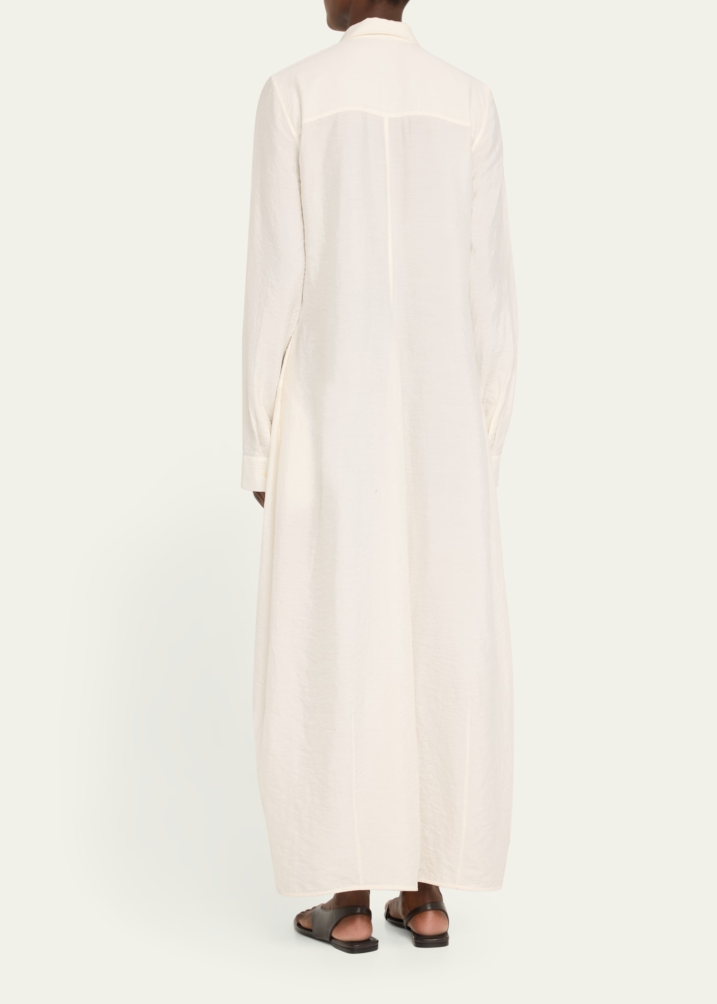 Long Parachute Shirtdress - 3